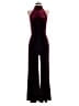1.State Color Block Burgundy Jumpsuit Size S - photo 1