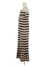 Weavers Stripes Tan Casual Dress Size M - photo 5