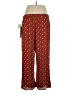 retrology 100% Rayon Hearts Red Casual Pants Size 1X - photo 2