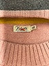 Faherty Solid Pink Pullover Sweater Size M - photo 7