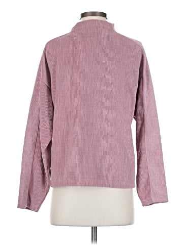 Madewell Striped Jacquard Funnelneck Top (view 2)