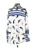 Express Paisley Blue Long Sleeve Blouse Size M - photo 2