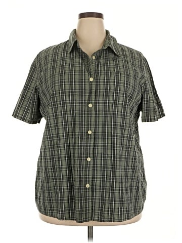 Style&Co Short Sleeve Button-Down Shirt (view 1)