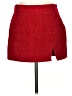 Zara Tweed Red Casual Skirt Size S - photo 1