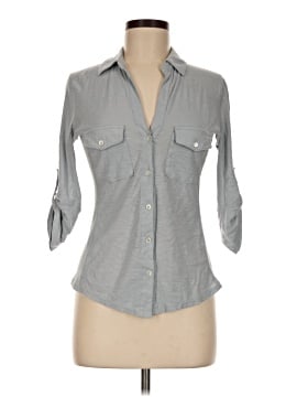 James Perse 3/4 Sleeve Button Down Shirt