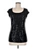 Ann Taylor Black Short Sleeve Top Size M - photo 1