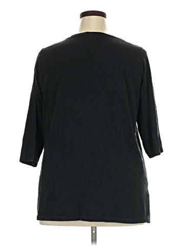 Woman Within 3/4 Sleeve T-Shirt (view 2)