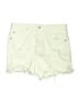 We the Free Ivory Green Denim Shorts Size 29 waist - photo 1