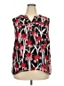 Liz Claiborne 100% Polyester Red Sleeveless Blouse Size XXL - photo 1