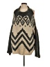 Free People Chevron-herringbone Brown Pullover Sweater Size S - photo 1