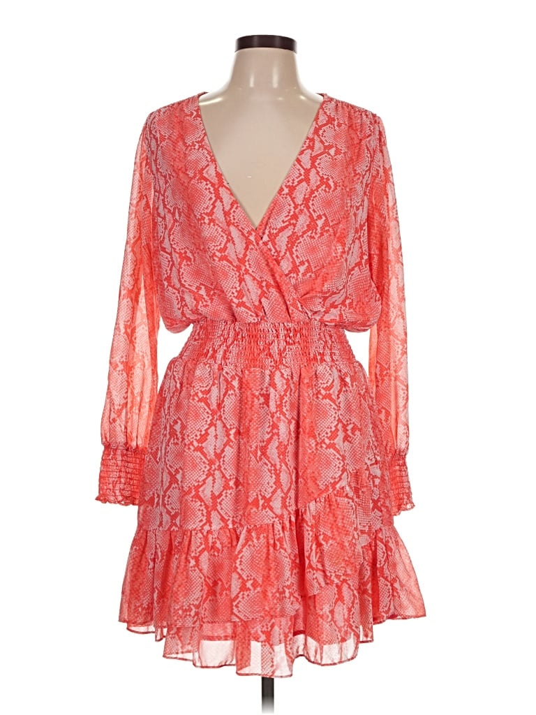 Pre-owned Michael Michael Kors Cocktail Dress In Orange