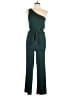 Gilli Solid Green Jumpsuit Size L - photo 1