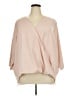 prologue 100% Polyester Pink 3/4 Sleeve Blouse Size 3X - photo 1