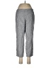 Old Navy Chevron-herringbone Silver Linen Pants Size 6 - photo 1