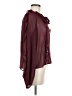 Ann Taylor LOFT Burgundy Long Sleeve Blouse Size M - photo 4