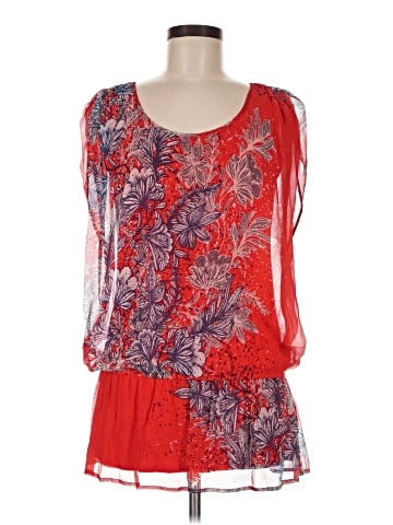 Ella Moss 3/4 Sleeve Silk Top (view 1)