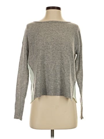 Aqua Cashmere Pullover Sweater (view 1)