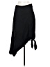 Zara Solid Black Casual Skirt Size S - photo 2