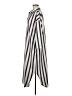 Unbranded Stripes Ivory Casual Dress Size M - photo 5