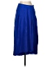 Madewell 100% Silk Solid Blue Silk Skirt Size 4 - photo 1