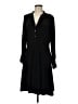 NY Collection Solid Black Casual Dress Size M - photo 1