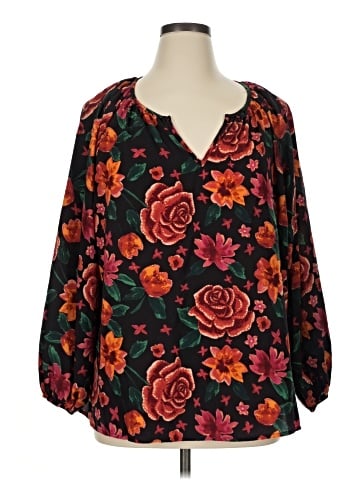 Emily Wonder 3/4 Sleeve Blouse (view 1)