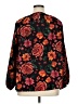 Emily Wonder 100% Polyester Black 3/4 Sleeve Blouse Size 1X - photo 2
