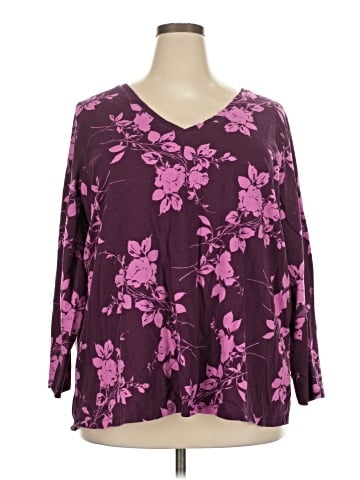 Roaman's 3/4 Sleeve Blouse (view 1)