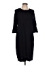 Cos Solid Black Casual Dress Size L - photo 1