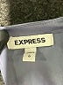 Express 100% Polyester Solid Gray Casual Dress Size 0 - photo 7