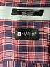 Matix Checkered-gingham Burgundy Long Sleeve Button-Down Shirt Size M (baby) - photo 3