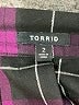 Torrid Plaid Purple Casual Skirt Size 2X Plus (2) - photo 4