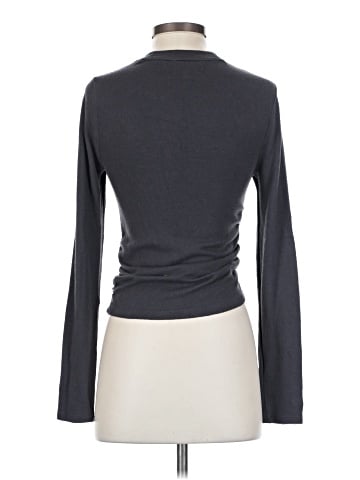 Madewell Brushed Jersey Ruched Long-Sleeve Tee (view 2)
