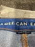 American Eagle Outfitters Solid Blue Jeans Size 16 - photo 7