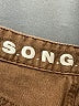 S.O.N.G. 100% Cotton Brown Casual Pants Size 9 - 28 - photo 4