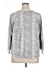 Secret Treasures Paisley Silver Pullover Sweater Size 16 - photo 2