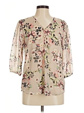 Living Doll 3/4 Sleeve Blouse (view 1)
