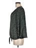 West Kei 100% Polyester Green Long Sleeve Blouse Size M - photo 5