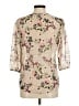 Living Doll Tan 3/4 Sleeve Blouse Size M - photo 2