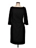 DKNY Solid Black Cocktail Dress Size 12 - photo 1