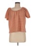 TeXTURE & THREAD Madewell Orange Short Sleeve Top Size M - photo 1