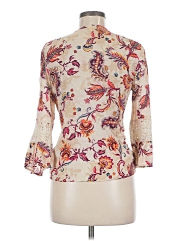 Eyeshadow 3/4 Sleeve Blouse (view 2)
