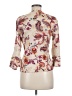 Eyeshadow 100% Rayon Ivory 3/4 Sleeve Blouse Size M - photo 2