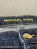 MICHAEL Michael Kors Chevron-herringbone Blue Jeans Size 16 - photo 4