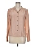 HOPE Tan Long Sleeve Silk Top Size EU 40 / US 10 - photo 1