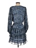 Express 100% Polyester Blue Cocktail Dress Size S - photo 2