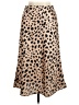 Aqua Animal Print Tan Casual Skirt Size M - photo 1
