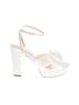 Lulus White Sandals Size 7 1/2 - photo 1