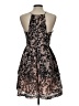 JOA 100% Polyester Print Black Cocktail Dress Size L - photo 2