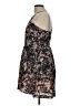 JOA 100% Polyester Print Black Cocktail Dress Size L - photo 5